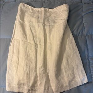 Altar'd State Strapless White Dress